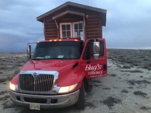 bugs towing house